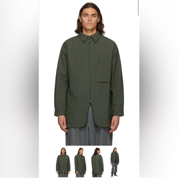 Y-3 Green Ripstop Zip Shirt
by Y-3 - Picture 1 of 10